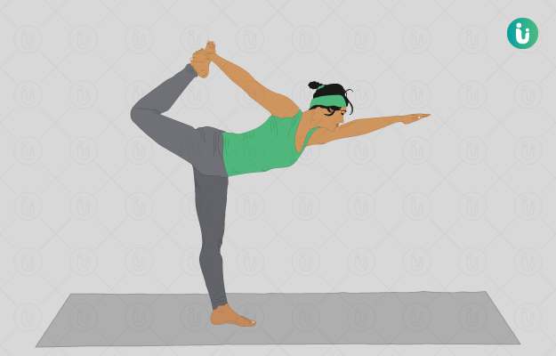 नटराज आसन करने का तरीका और फायदे Natarajasana (Dancer Pose) steps and